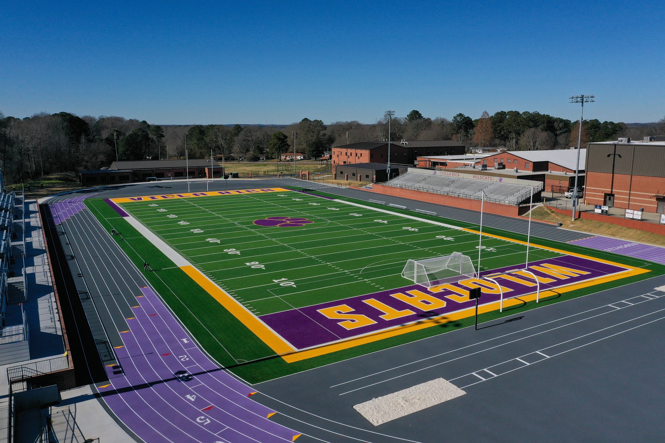 Sports Turf Completes Full Stadium Renovation at Villa Rica High School